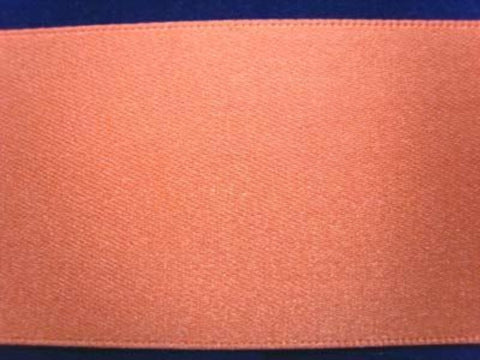 R3711 50mm Apricot Double Faced Satin Ribbon by Berisfords - Ribbonmoon