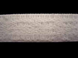 EW33 19mm White Plush Back Elastic. - Ribbonmoon