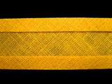 BB121 25mm Gold Yellow 100% Cotton Bias Binding Tape - Ribbonmoon