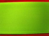 R1745 36mm Lime Green Single Face Satin Ribbon - Ribbonmoon