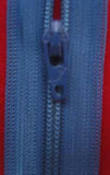 Z0738 46cm Dusky Blue YKK Beulon Lightweight No.2 Closed End Zip
