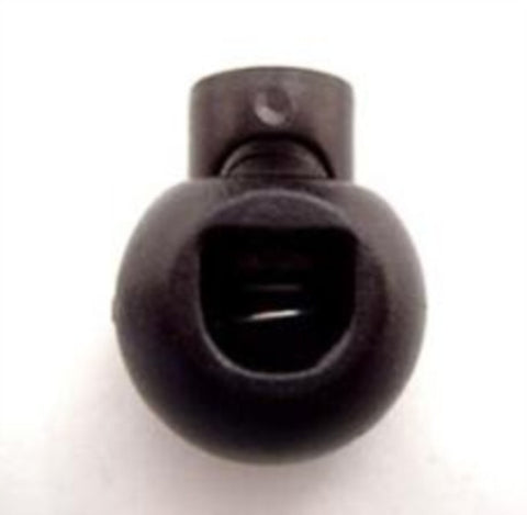 B14435 Black Spring Loaded Cord Stop Toggle - Ribbonmoon