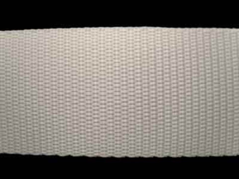 WEB32 38mm White Polypropylene Webbing - Ribbonmoon