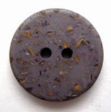 B6347 20mm Slate Grey Stone Sheen 2 Hole Button with Woodchip - Ribbonmoon