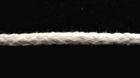 PCWHT09 4mm White 100% Cotton Piping Cord - Ribbonmoon