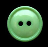 B2275 16mm Deep Mint Green High Gloss 2 Hole Button - Ribbonmoon