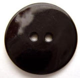 B0061 23mm Black Akoya Shell 2 Hole Button - Ribbonmoon