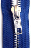 Z4807 71cm Royal Blue YKK Metal Teeth No.5 Open End Zip - Ribbonmoon