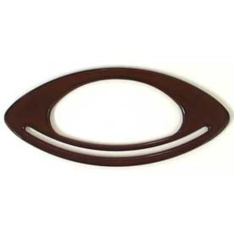 BAGHAND24 Brown Plastic 24cm x 10cm Bag Handles, Pair. - Ribbonmoon