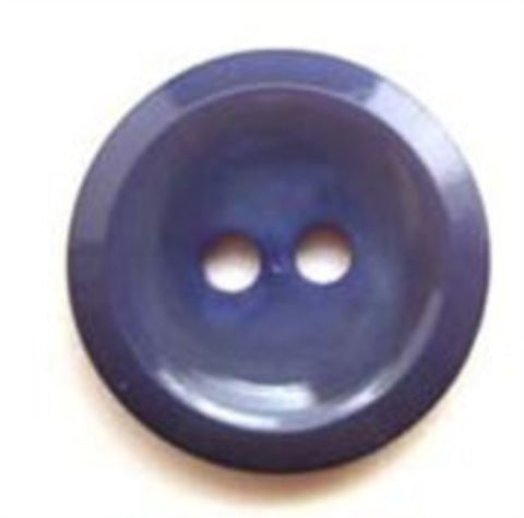 B5567 16mm Tonal Dusky Lupin Blue Gloss 2 Hole Button - Ribbonmoon