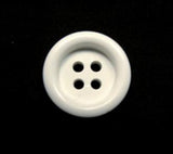 B15903 16mm Natural White 4 Hole Button - Ribbonmoon