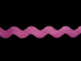 RIC67 7mm Dark Rose Pink Ric Rac Braid - Ribbonmoon