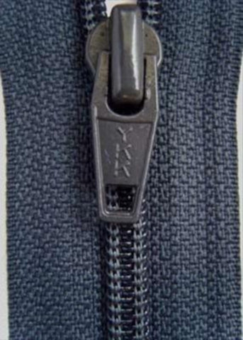 Z3944 YKK 51cm Moonlight Navy Grey Nylon No.5 Closed End Zip