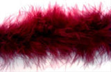 MARAB2 Wine Marabou String (Swansdown). Turkey Feather - Ribbonmoon