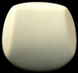 B5778 35mm Chunky Cream Bone Sheen Button, Hole Built into the Back - Ribbonmoon