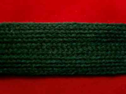 FT1536 27mm Holly Green Woven Soft Braid - Ribbonmoon