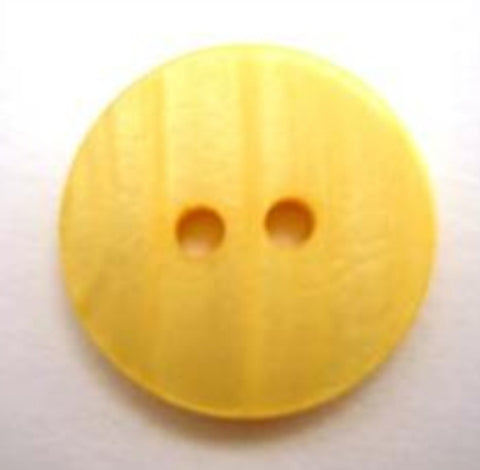 B5016 18mm Tonal Buttercup Semi Pearlised 2 Hole Button - Ribbonmoon