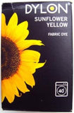 FABMACHDYE05 Sunflower Yellow Dylon Machine Fabric Dye, 200 Gram Pack - Ribbonmoon