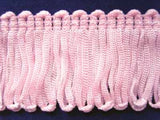 FT132 35mm Baby Pink Dense Looped Dress Fringe - Ribbonmoon
