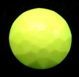 B12427 20mm Fluorescent Yellow Domed Honeycomb Shank Button - Ribbonmoon