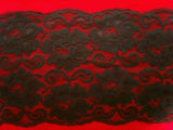 L437 165mm Black Flat Lace - Ribbonmoon