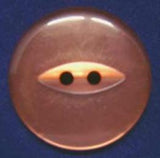 B4127 23mm Dusky Apricot 2 Hole Polyester Fish Eye Button - Ribbonmoon