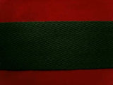 WTAPE16 39mm Forest Green Herringbone Twill Tape 100% Cotton Webbing - Ribbonmoon