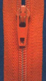 Z0815 YKK 60.5cm Orange Nylon No.3 Closed End Zip - Ribbonmoon