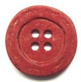 B15540 21mm Russet Matt Stone Effect 4 Hole Button - Ribbonmoon