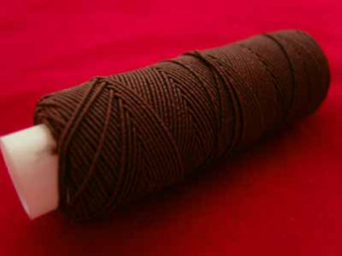 SHIRRING52 Congo Brown Shirring Elastic, 20 Metre Spool - Ribbonmoon