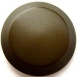 B15461 28mm Olive Green Soft Sheen Button on a Metal Shank
