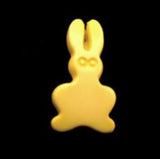 B14219 18mm Lemon Bunny Rabbit Shaped Novelty Shank Button - Ribbonmoon