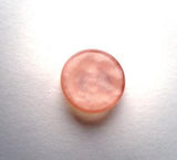 B0923 11mm Vieux Rose Pink Polyester Shank Button - Ribbonmoon