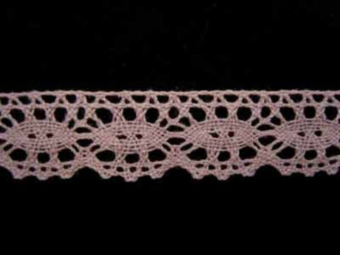 L219C 18mm Tea Rose Pink Flat Lace Clearance - Ribbonmoon