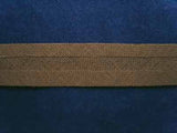 BB014 12mm Mist Brown 100% Cotton Bias Binding - Ribbonmoon