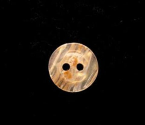 B7945 11mm Naturals with a Pearlised Iridescence 2 Hole Button - Ribbonmoon