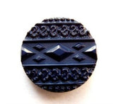 B8117 19mm Navy Textured Shank Button