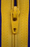 Z1961 YKK 18cm Golden Straw Nylon No.3 Closed End Zip - Ribbonmoon