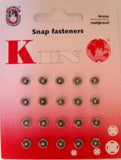 SF11 5mm Nickel Plated Brass Snap Fasteners. Size 000 - Ribbonmoon