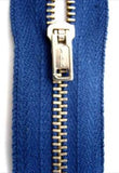 Z4918 YKK 15cm Dusky Royal Pin Lock No.3 Closed End Zip, Metal Teeth - Ribbonmoon