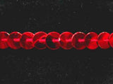 SQC18 6mm Deep Red Strung Sequins - Ribbonmoon