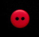 B3091 11mm Dull Pinky Red Soft Sheen 2 Hole Button - Ribbonmoon