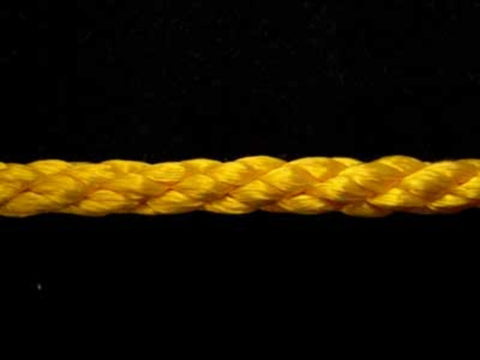 C300 6mm Crepe Cord by British Trimmings, Gold Yellow 5102 - Ribbonmoon