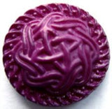 B5155 23mm Summer Plum Textured Domed Shank Button - Ribbonmoon