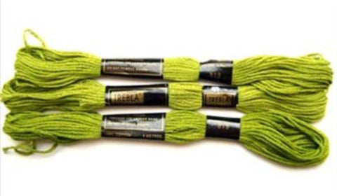 S819 8 Metre Skein Cotton Embroidery Thread, 6 Strand Colourfast - Ribbonmoon