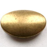 B9809 23mm Antique Brass Oval Metal Shank Button - Ribbonmoon