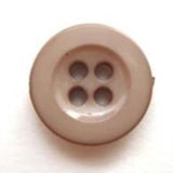 B5319 14mm Grey Beige Gloss Trouser or Brace Type 4 Hole Button - Ribbonmoon