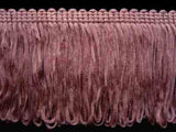FT1975 7cm Deep Dusky Pink Dense Looped Dress Fringe - Ribbonmoon