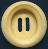 B4068 28mm Old Cream Chunky Bone Sheen Vintage 2 Hole Button - Ribbonmoon