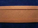 BB094 25mm Walnut Sand 100% Cotton Bias Binding Tape - Ribbonmoon